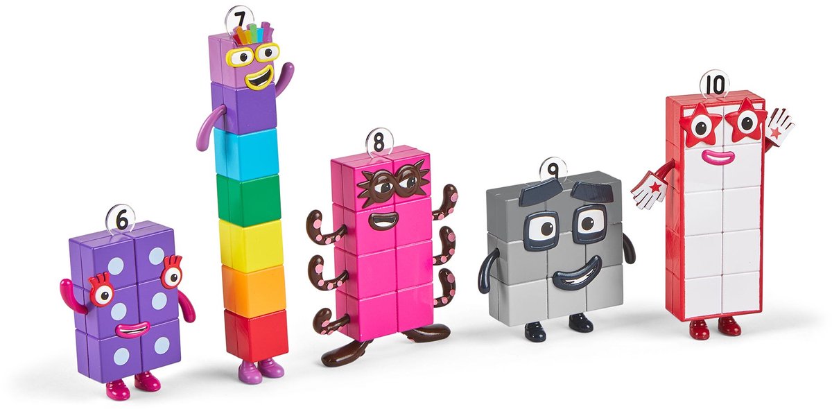 Learning Resources numberblocks® friends six to ten - 3+