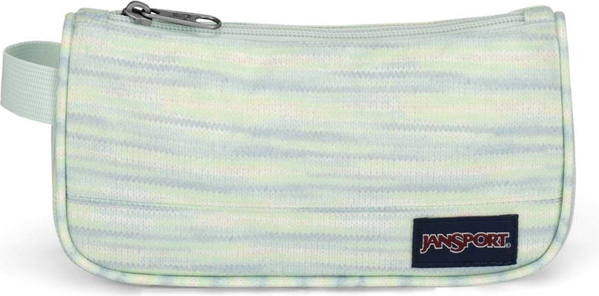 JanSport medium accessory pouch etui - 70s space dye fresh mint