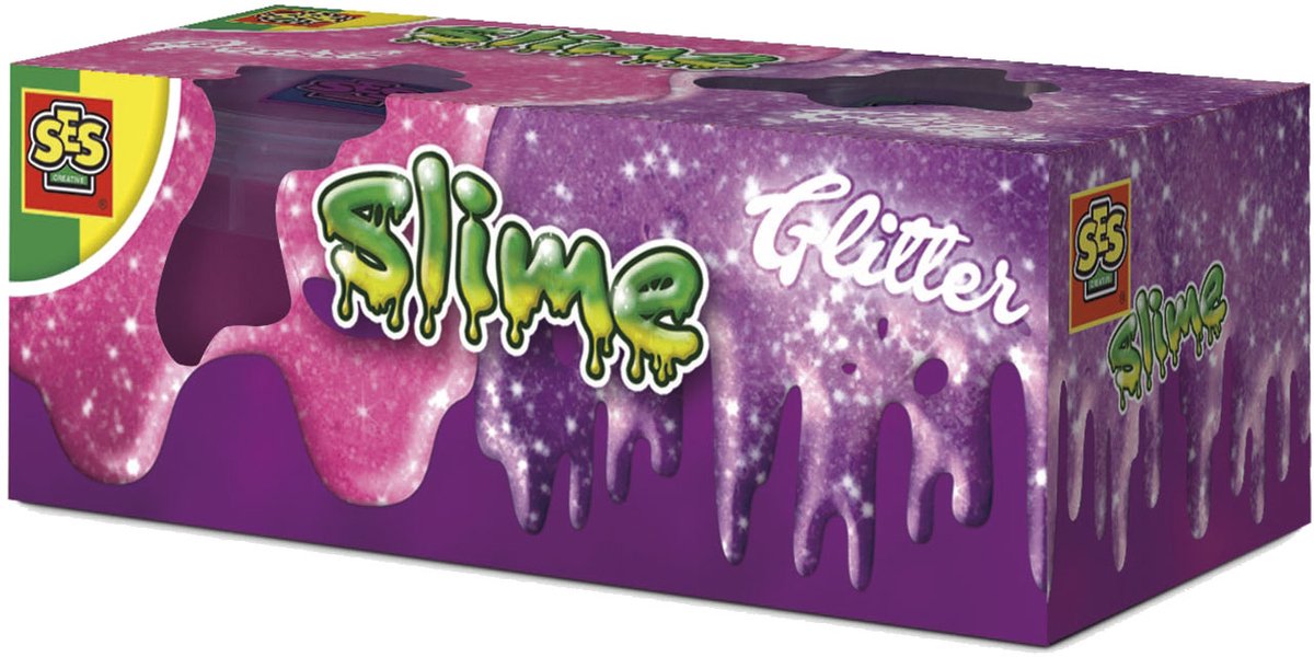 SES Creative Ses slime 2x120gr - glitter