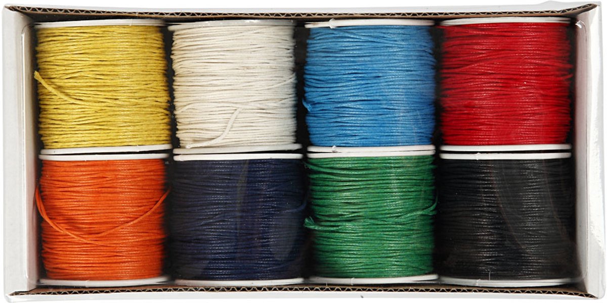 Creativ Company katoenkoord set 1 mm basis 8x40 m