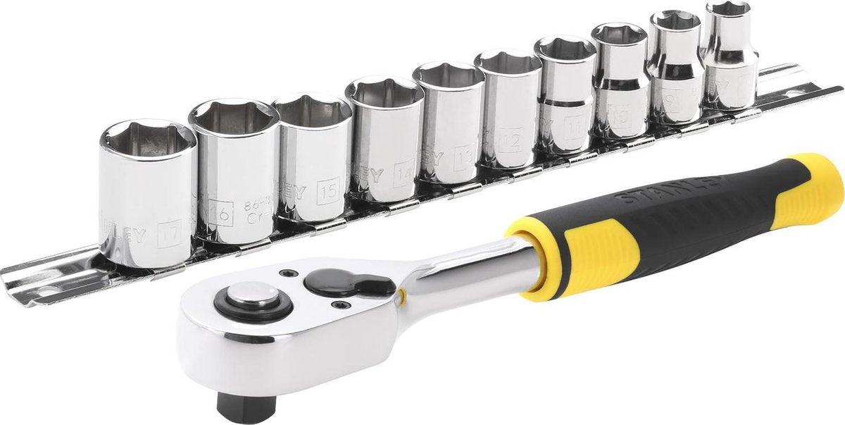 STANLEY ratelset 3 8 72t 11 delig