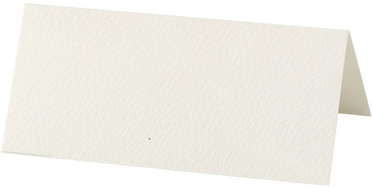 Happy Moments Naamkaarten off-white, 20st.