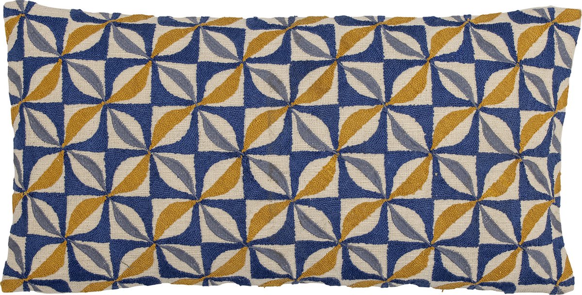 Creative Collection Calia cushion, blue, cotton