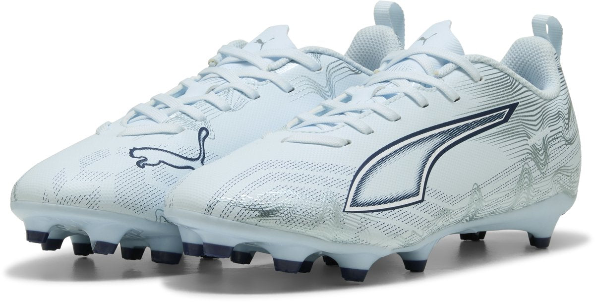 PUMA ultra 6 play fg ag jr unisex sportschoenen - icy blue- white-blue jewel