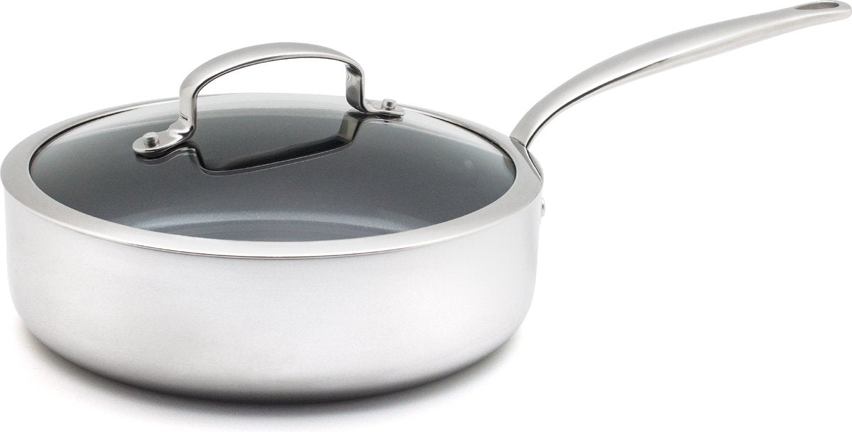 GreenPan barcelona evershine stoofpan met deksel 24cm 3.1l