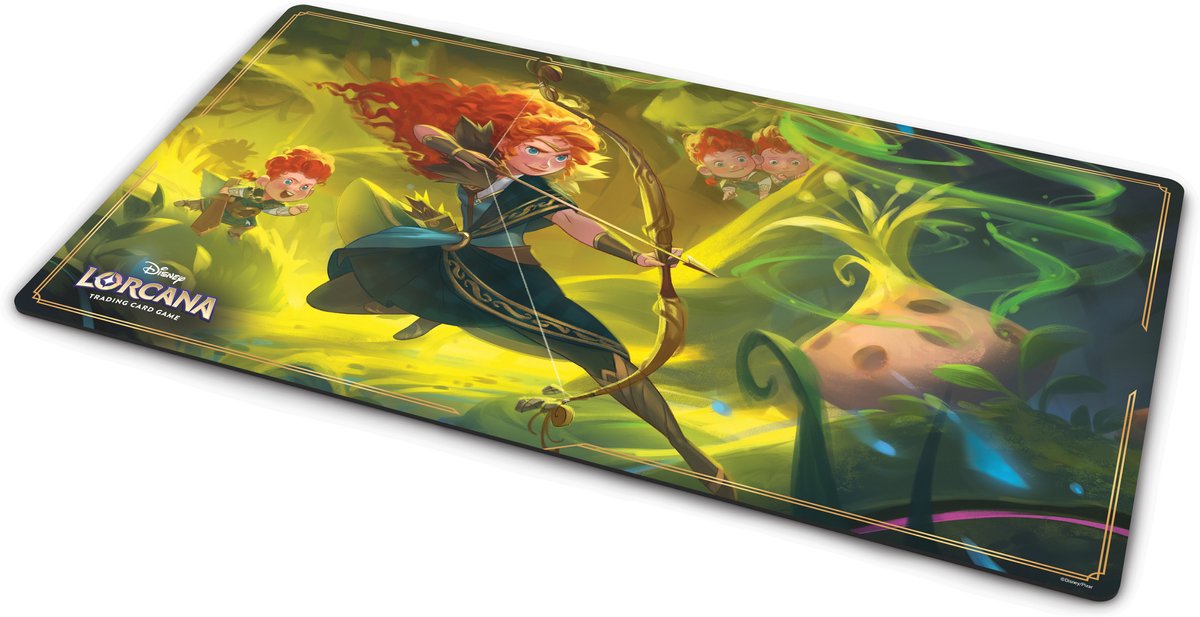 Disney Lorcana : wilds unknown – playmat merida (gifted archer) | set 12