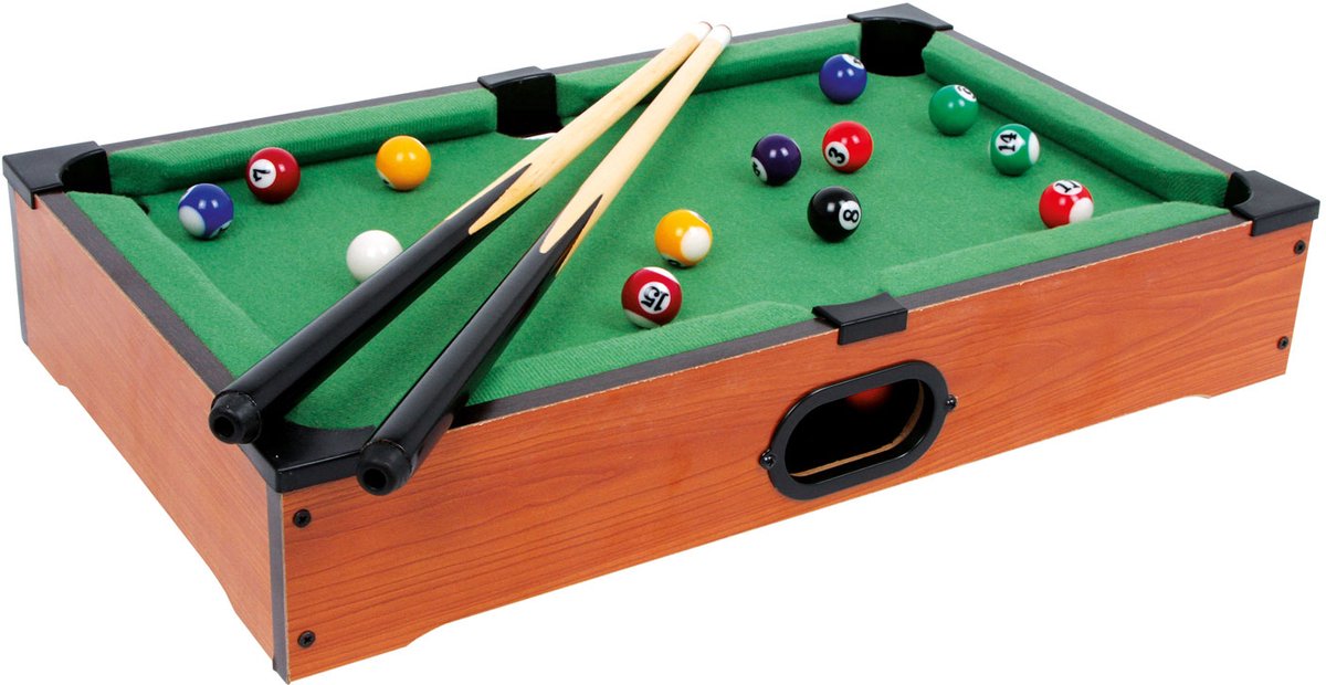 Small Foot - houten mini tafelbiljart klein