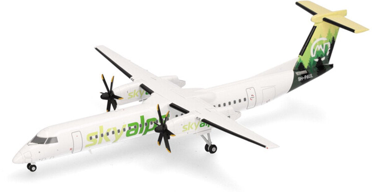 Herpa Bombardier q400 sky alps 9h-paul