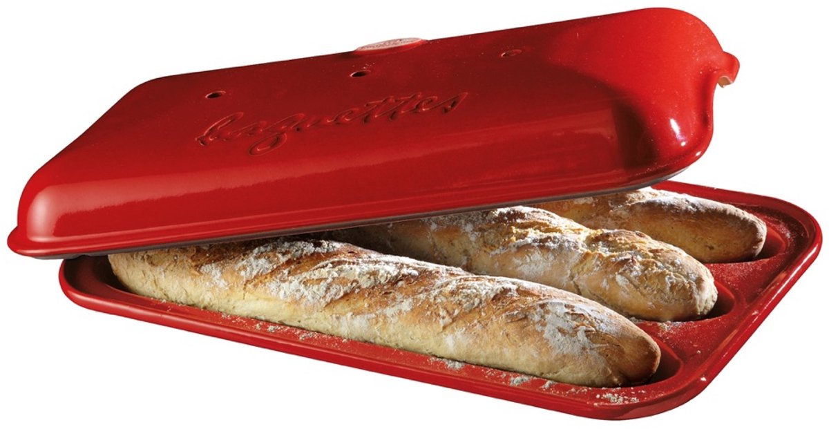 Emile Henry baguettesvorm - 390x240mm - grand cru