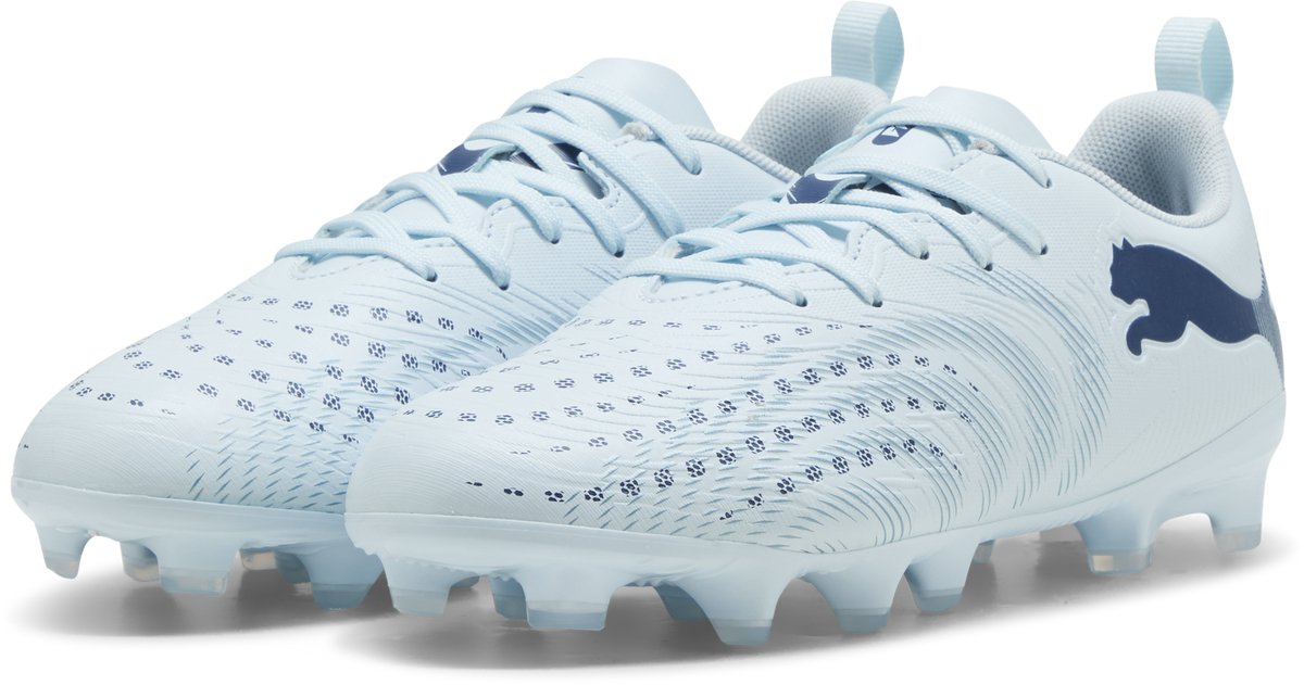 PUMA future 9 play fg ag jr unisex sportschoenen - icy blue-blue jewel