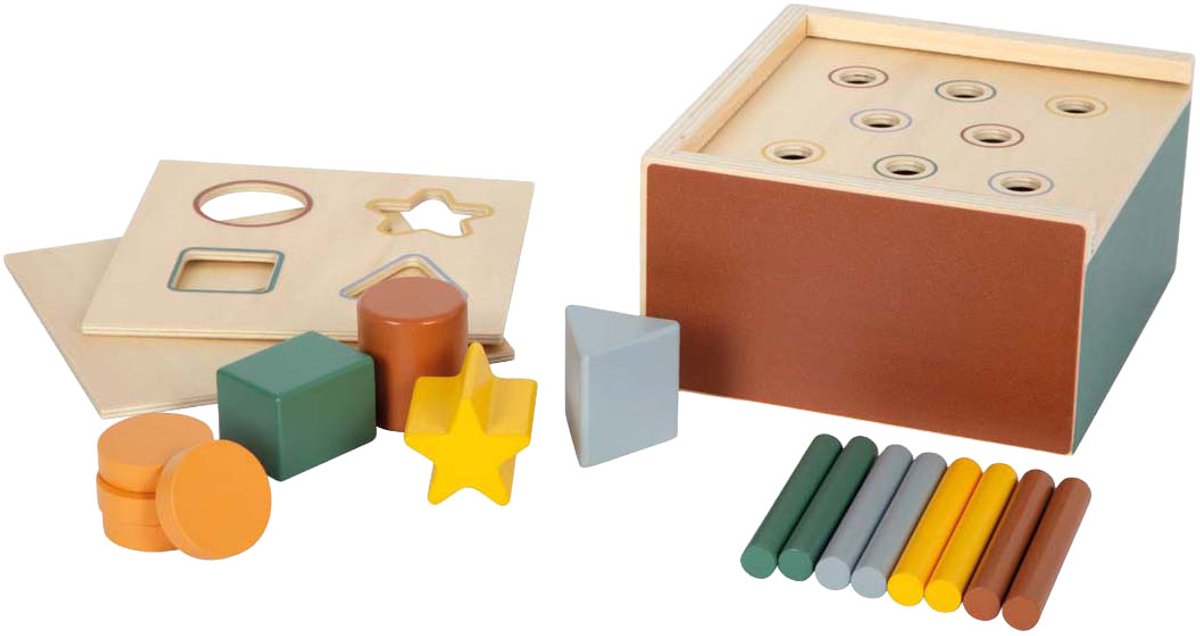Small Foot - houten montessori vormpassend spel fsc