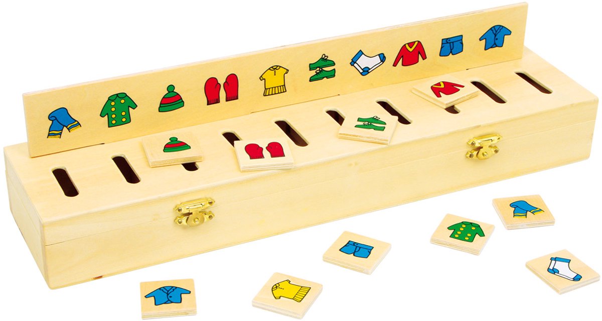 Small Foot - afbeeldingen sorteerbox, 55 dlg.