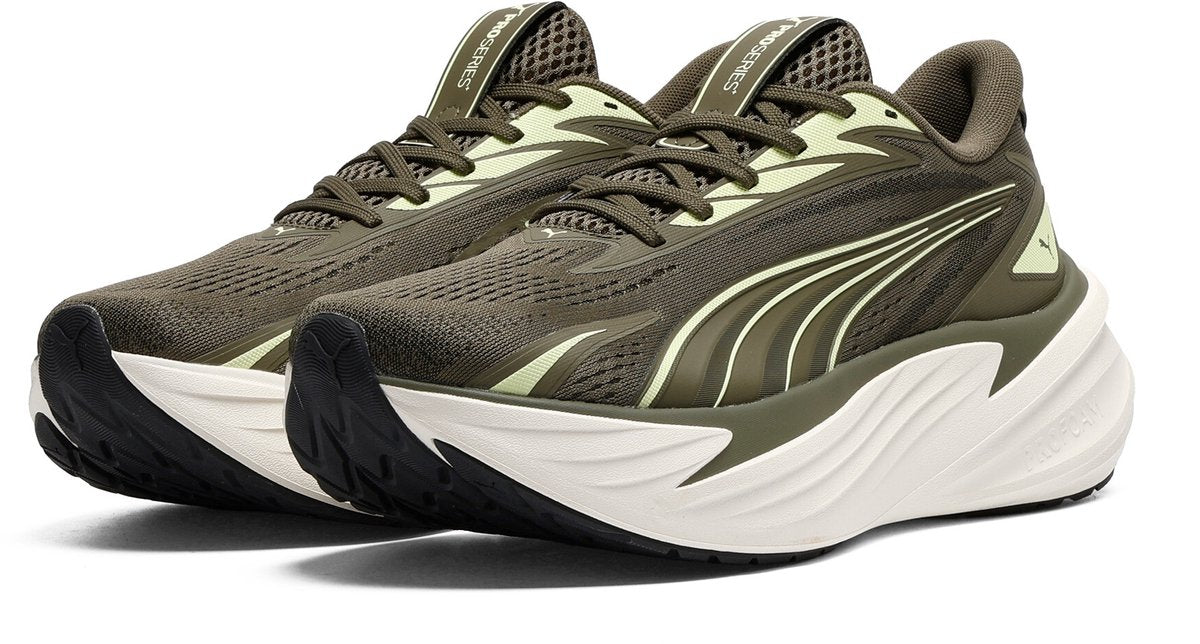 PUMA maxima pro unisex sportschoenen - loden green-apple spritz