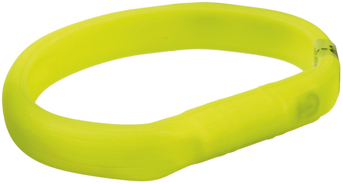 Trixie usb flash light band - l xl - groen - 18 mm breed