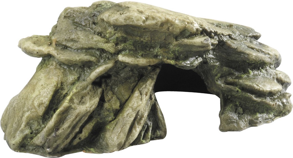 Aqua Della decor steen mosgroen groen - aquarium - ornament - 200 mm