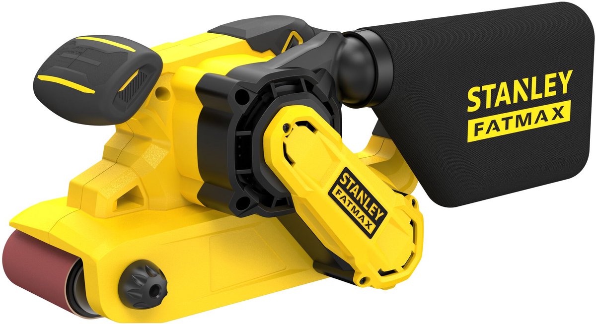 STANLEY fatmax 1010w bandschuurmachine 75mm in koffer fmew204k-qs