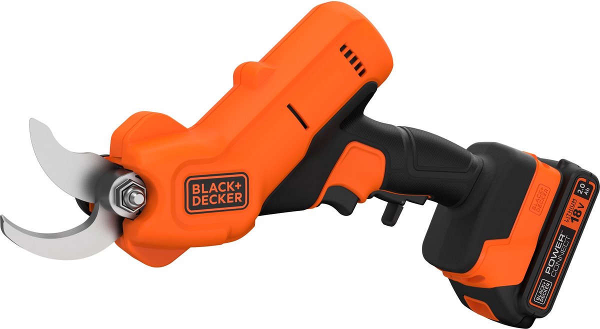 BLACK+DECKER 18v 2.0ah 25mm takkenschaar - bcpp18d1-qw