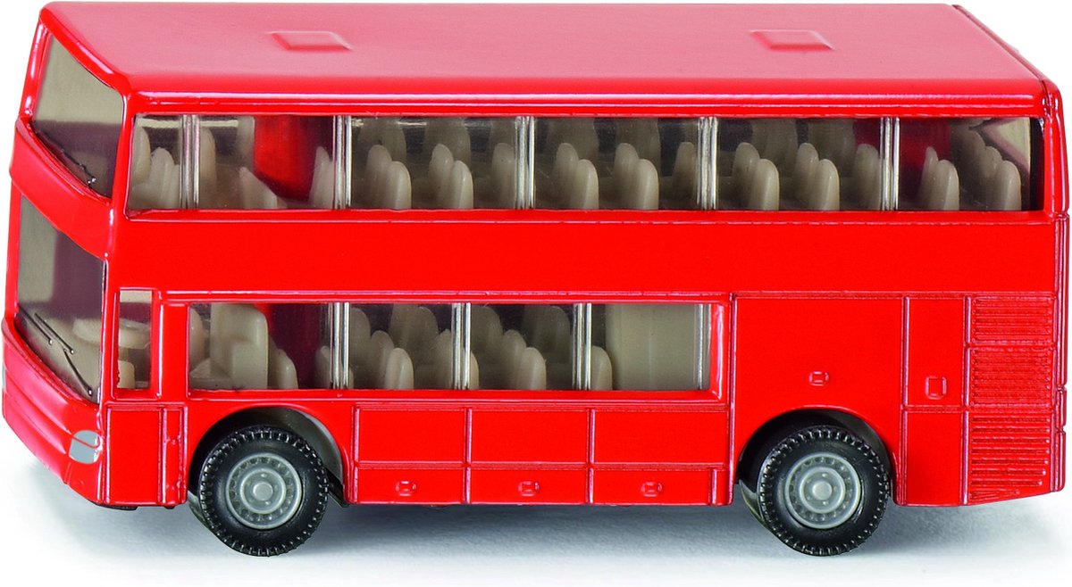 SIKU dubbeldekker bus - rood - speelgoed - modelauto