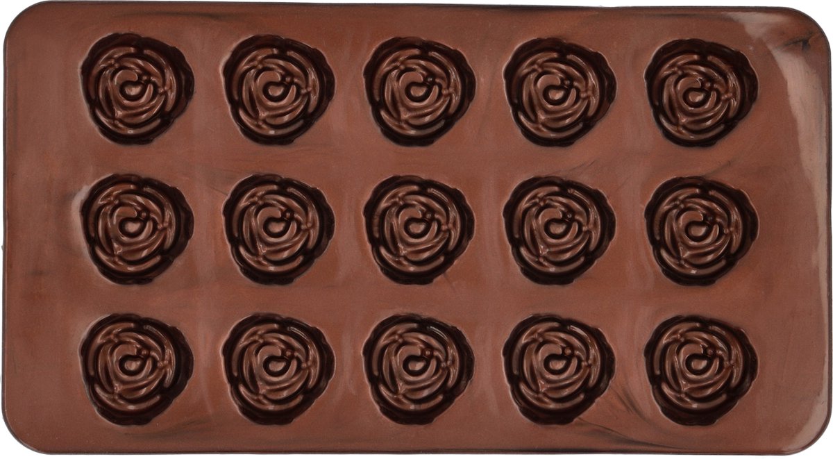 RBV Birkmann Birkmann chocolaterie chocoladevorm - rose - set-2