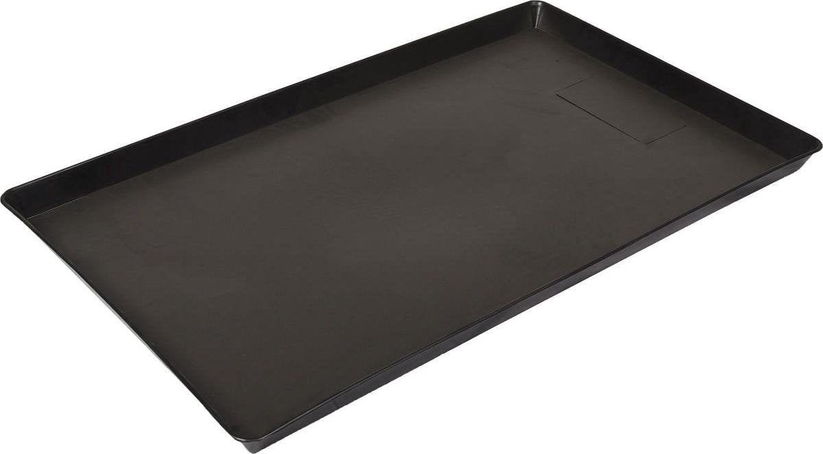 Flamingo Vervanglade voor hondenbench – lade ebo, keo, mezo, nyo – l 56,5 x 89,5 x 2,5 cm – kunststof benchlade zwart