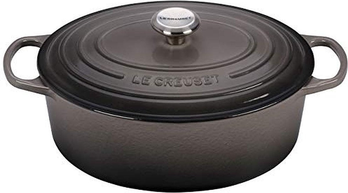 Le Creuset braadpan signature - ovaal - flint - ø 31 cm 6.3 liter