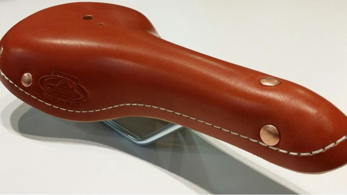 Selle Monte Grappa zadel old frontiers classic leer 28 cm cognac