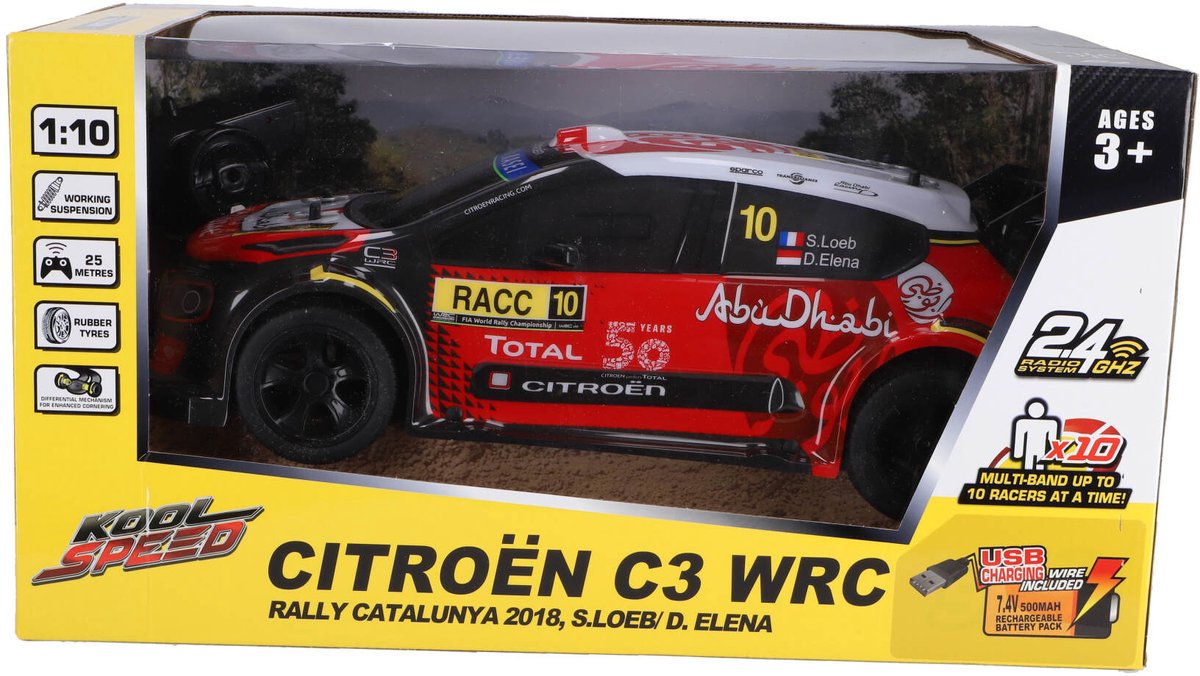 Kool Speed Citroën - radiografisch bestuurbare auto - 1:10-schaal - 2,4g wrc