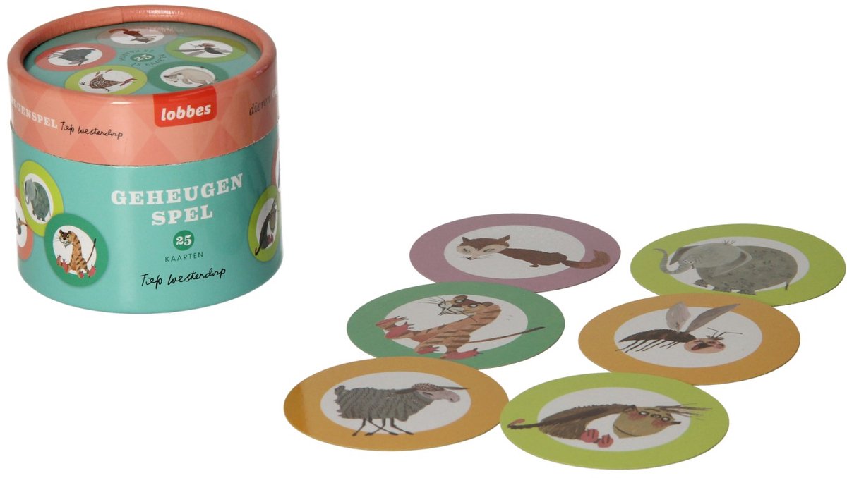 Lobbes Memospel dieren van fiep, 32dlg.