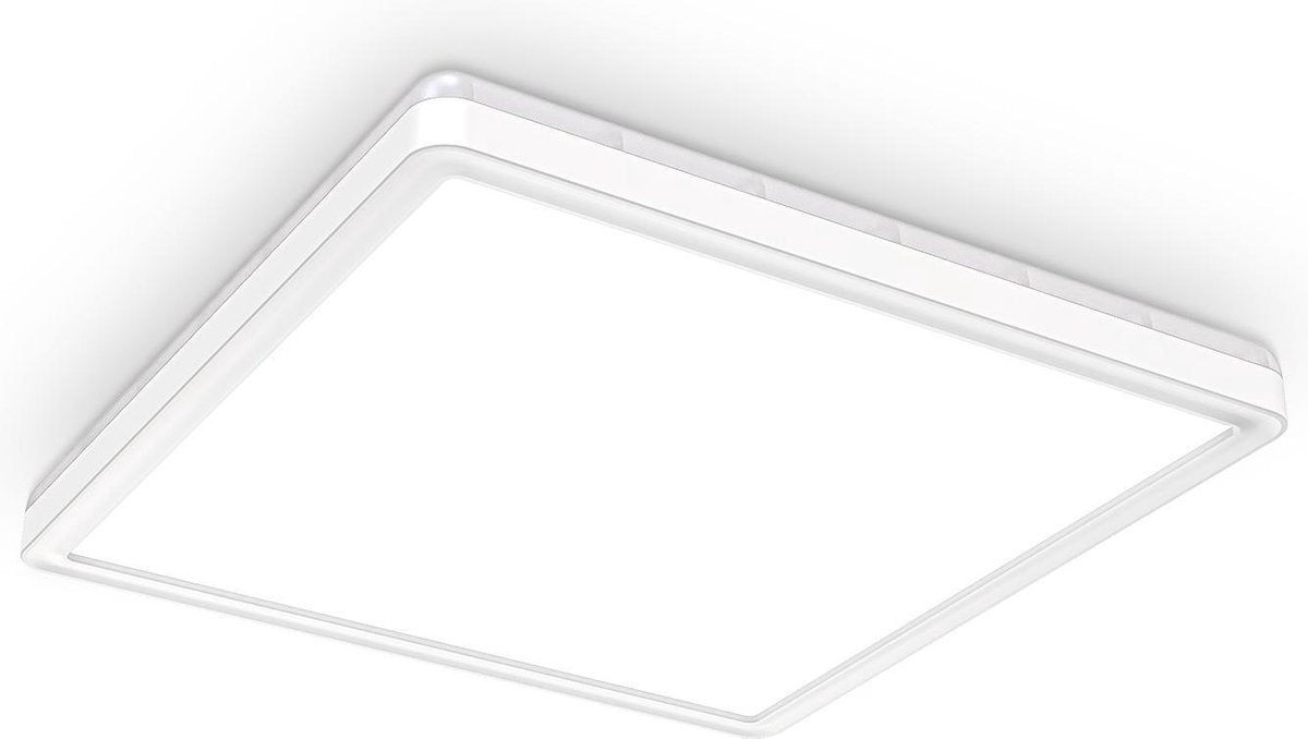 Briloner B.k.licht - led plafonniére - dimbaar - met indirect licht - led paneel - l: 29.3cm - 4.000k - 18w