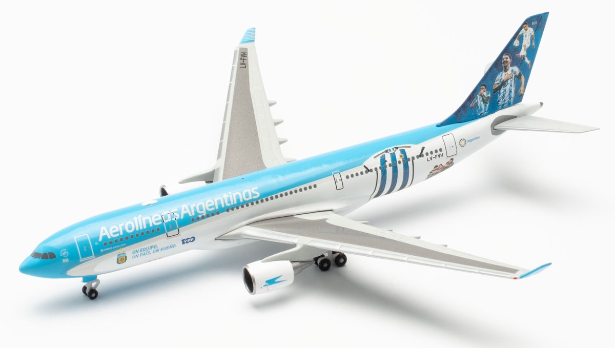 Herpa Airbus a330-200 aerolíneas argentinas selección de argentina