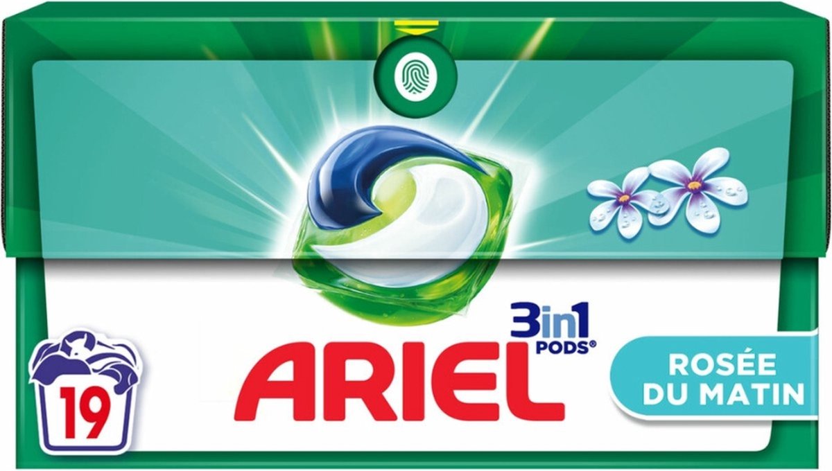 Merkloos Sans Marque Ariel pods - 3in1 - 19pcs - morning dew