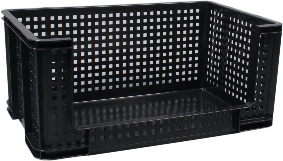 Really Useful Box opbergmand 64 liter | zwart