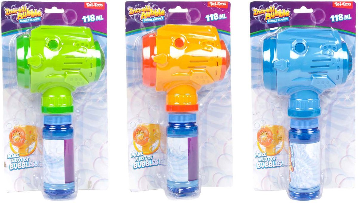 Toi-Toys Incredibubble bellenblaaspistool hamer