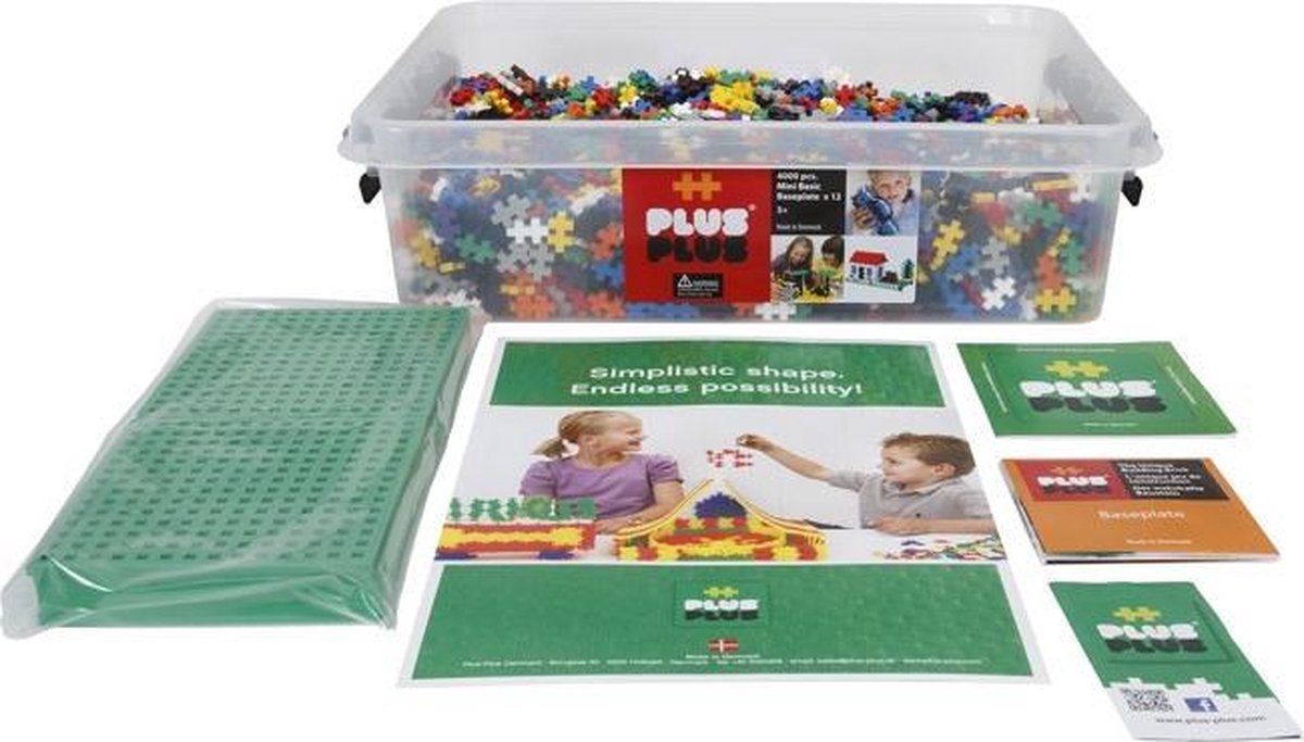 Plus-Plus Plus plus - mini basic - 4000 pc + 12 baseplates (3388)