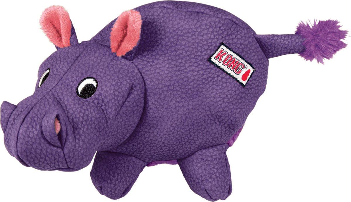 KONG phatz hippo - hondenspeelgoed - paars - m