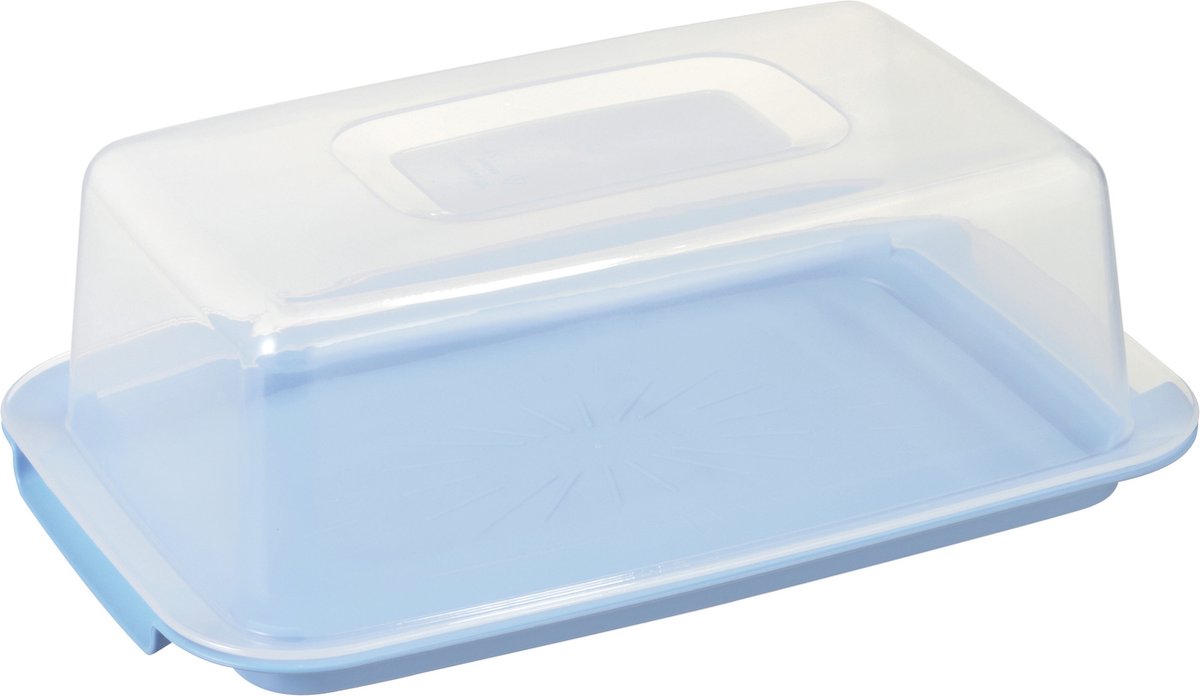 Sunware gallery line cakedoos - 3,75l - transparant transparant blauw