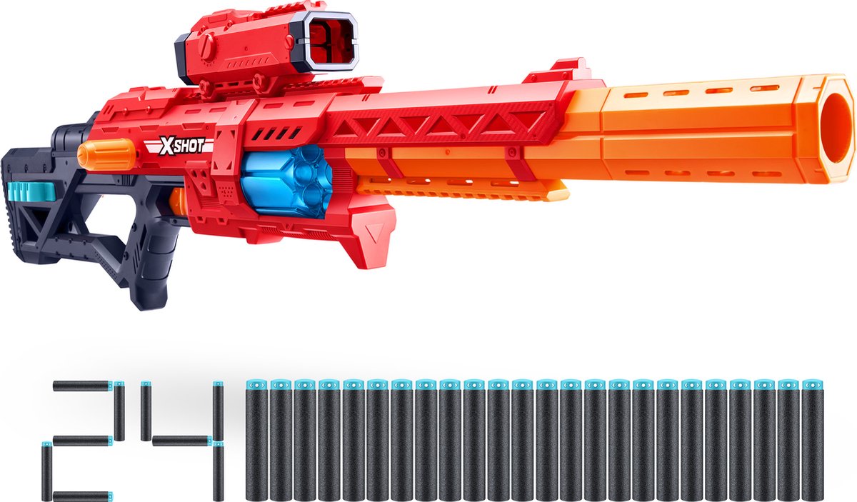 XSHOT Zuru - - excel ranger x8 blaster (24 dartpijlen) - speelgoedblaster
