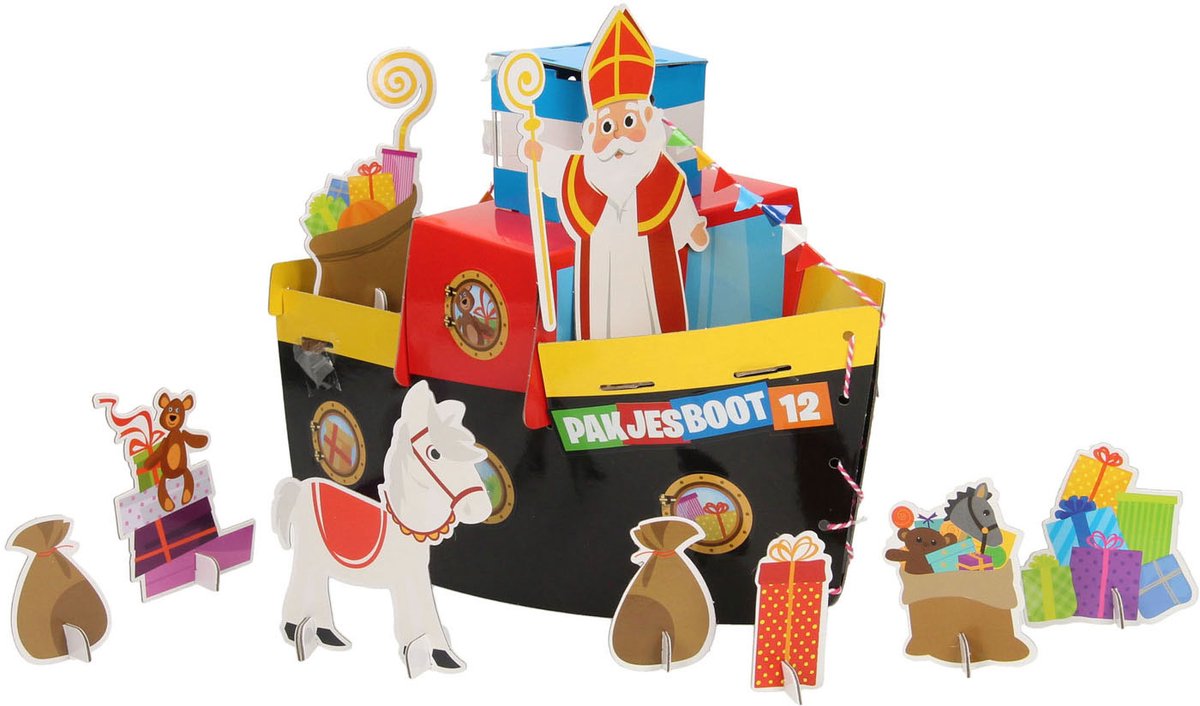 Grafix Sinterklaas knutselset - maak je eigen stoomboot