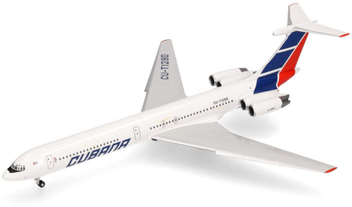 Herpa Ilyushin il-62m cubana de aviación