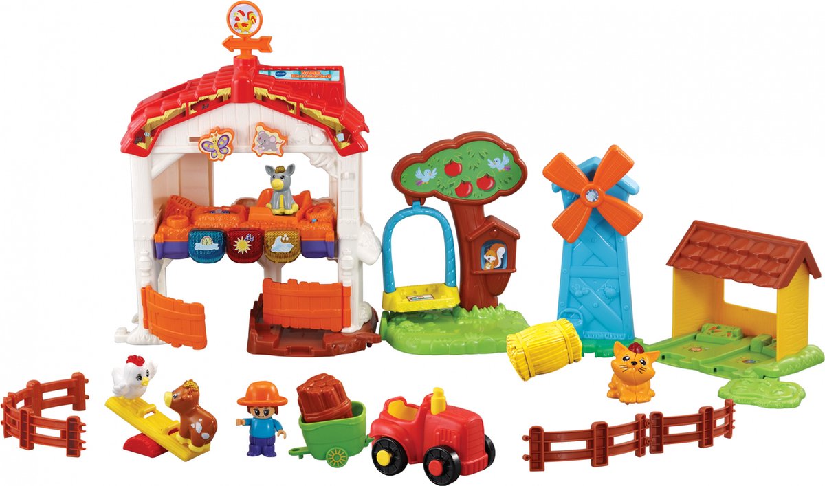 VTech zoef zoef dieren vrolijke dierenboerderij - cadeau - speelfigurenset - speelgoed met liedjes reacties - 1 tot 5 jaar