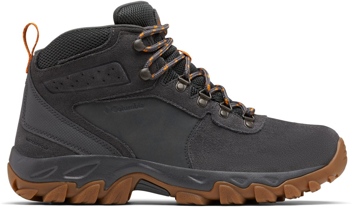 Columbia newton ridge™ plus ii suede wp heren wandelschoenen - dark grey, gold amber