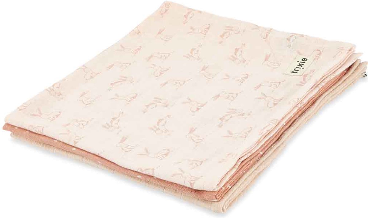 Trixie Tetra doeken 3-pack mix | 55x55cm - rosy rabbit