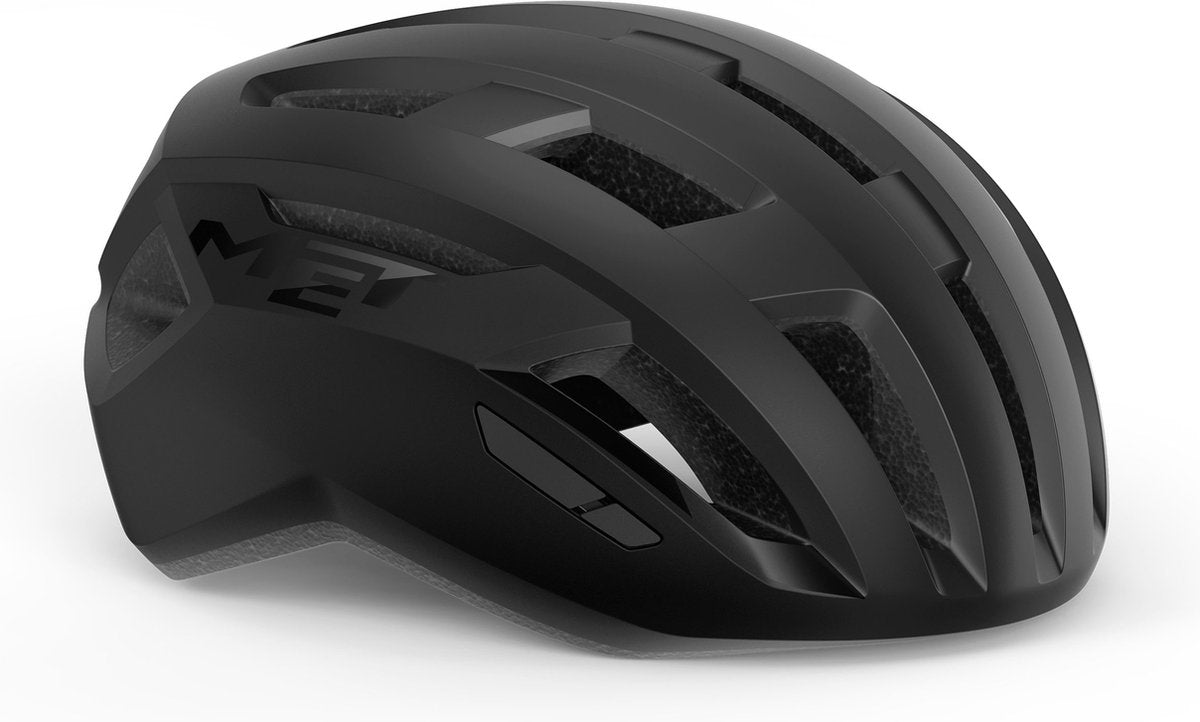 MET vinci mips fietshelm mannen vrouwen – wielerhelm racefiets volwassenen – trekking – maat s (52-56cm) – black matt (zwart)