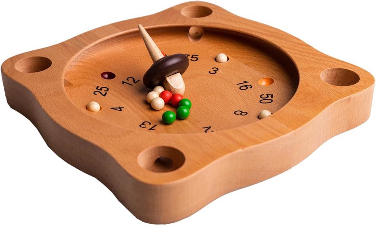 Clown Games tiroler roulette houten bordspel