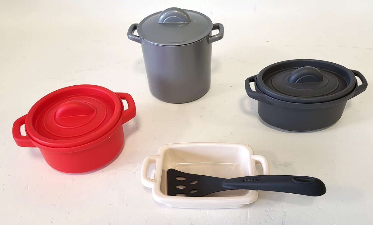 Écoiffier Ecoiffier 100% chef pannen en eetset - 8dlg.