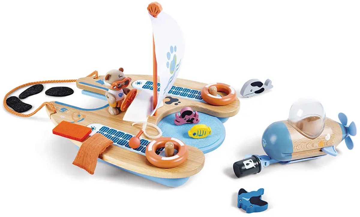Green Planet Explorers Green planet poppenhuis ben's catamaran - - vanaf 3 jaar
