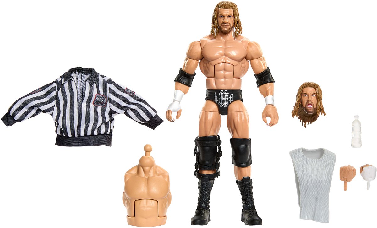 Mattel wwe actiefiguur 6 inch elite ple summerslam triple h.