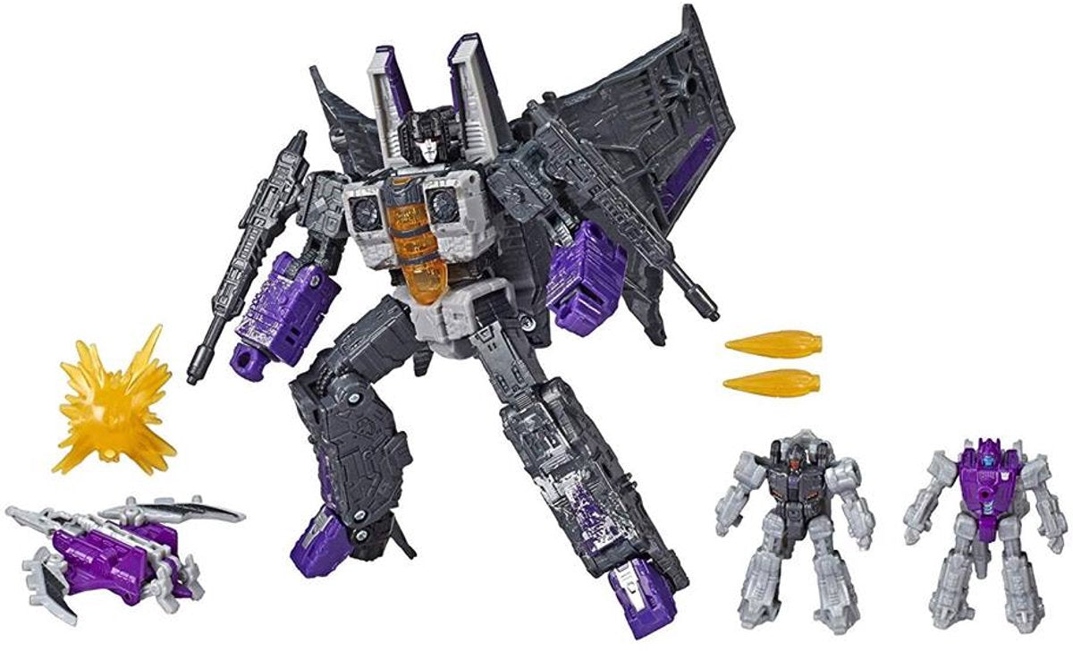 Hasbro Transformers wfc: siege skywarp phantomstrike squadron 4-pack
