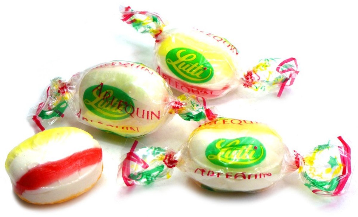 Lutti arlequin zuurtje - frisse fruitsmaak - 1 kilo