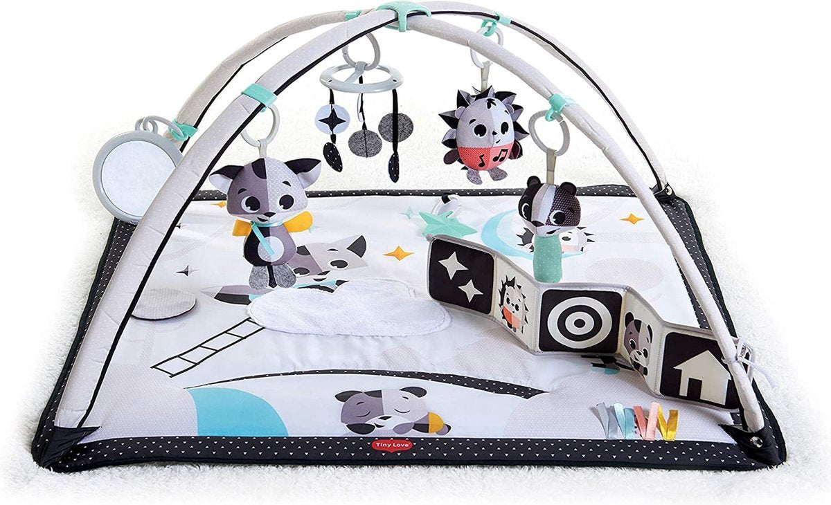 Tiny Love babygym gymini - black and white - magical tales - vanaf de geboorte tot 1 jaar
